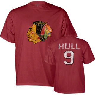 Bobby Hull Old Time Hockey NHL Alumni Chicago Blackhawks T Shirt 
