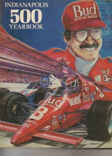 1986 Indianapolis 500 Yearbook Hungness Bobby Rahal