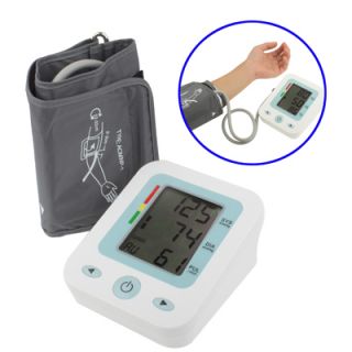 Digital Arm Blood Pressure Monitor Large LCD