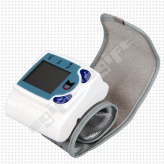 Digital Cuff Wrist Blood Pressure Monitor Heart Beat Meter
