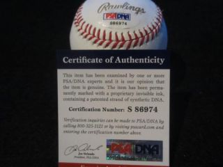 Bruce Bochy Signed 2012 World Series Baseball PSA DNA San Francisco 