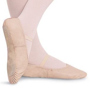 Bloch Pink Leather Dansoft Ballet Shoes Child Adult