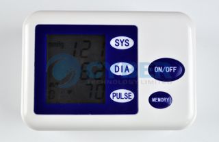 1x Digital Automatic Blood Pressure Heart Beat Monitor Hot Sale New 
