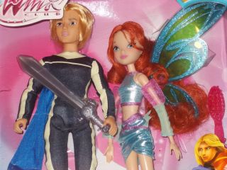   Nickelodeon Winx Club Sophix Fairy Wings Bloom and Sky Doll Set