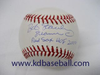 Red Sox Bob Steamer Stanley Signed Baseball Loaded Insc