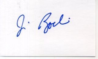 Jim Boeheim Syracuse Basketball Signed Autograph