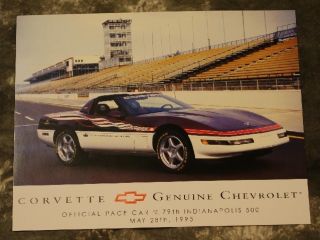 1995 Chevrolet Corvette Indianapolis 500 Pace Car PROMO includes 1978 
