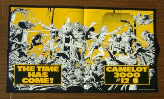 Camelot 3000 Brian Bolland Promo Poster 1984 DC Comics