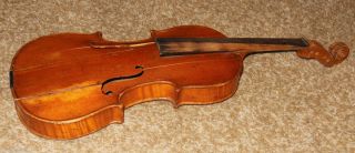 Old Vintage Violin Michael Boller Geigrnmacher for restoration