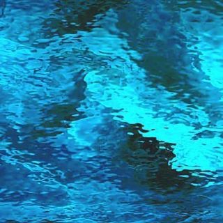 Deep Aqua Blue WATERGLASS Stained Glass Sheet or Mosaic Tiles New 