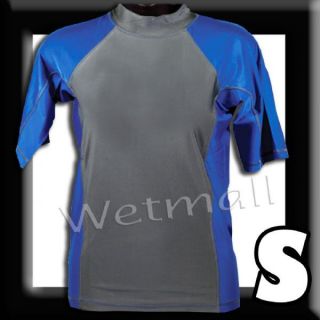 Mens Rash Guard New UV Swim Surf Shirt XSRGL   Small SPF 50 Swimwear 