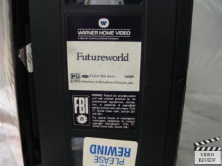 Futureworld VHS Peter Fonda Blythe Danner Yul Brynner