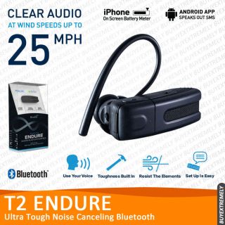 BlueAnt T2 Endure Noise Canceling A2DP Music Streaming Bluetooth 3 0 