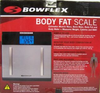 Bowflex Digital Body Fat BMI Scale 5796FBC Large Readout Platform 