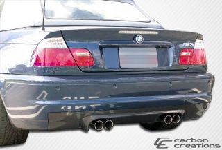 2001 2006 BMW M3 E46 Carbon Creations CSL Look Rear Diffuser Body Kit 