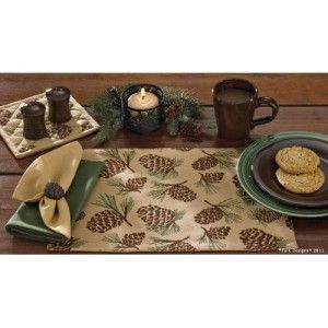 Pine Bluff Kitchen Collection Placemat Table Runner Napkin Potholder 