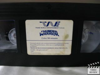 Thunder Warrior VHS Mark Gregory Bo Svenson