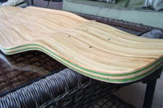   Longboard Skateboard / Blank Deck / 40.75 x 9.5 / 9 Ply Bamboo