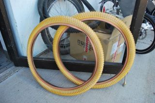   Pro Snake Belly 24 x 2 125 BMX Bicycle Bike Tires New Old Stock