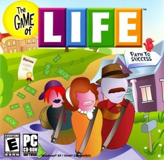 Kids Adult The Game of Life Board PC Computer Game New in Case Vista 7 