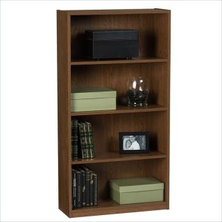 Ameriwood 4 Shelf Standard Wood Manor Oak Bookcase