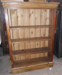 THESE ARE SOLID PINE BOOKSHELVES IN GOOD CLEAN AND SOLID CONDITION 