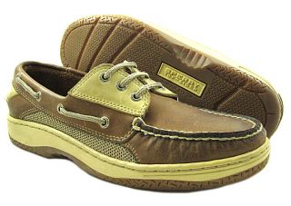  Billfish Brown Beige Leather Boat Shoes US Size L 10W R 10M