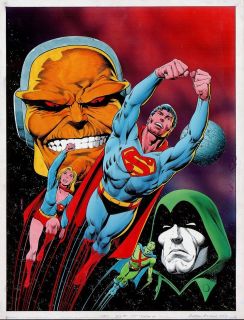 Bolland Brian Superman Annual Cover Original Art Large