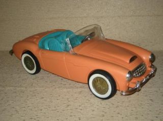 Vintage Mattel Barbie Austin Healy Irwin Roadster Convertible Car 