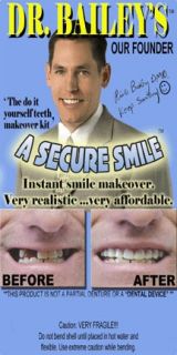 Billy Bob Teeth Secure Smile One Size Fits All