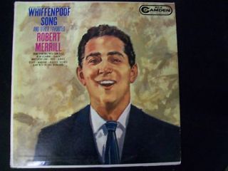 Robert Merrill Whiffenpoof Song LP VG RCA Camden