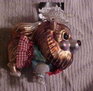 ADORABLE POMERANIAN CHRISTMAS ORNAMENT NWT by ROBERT STANLEY