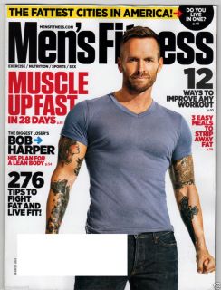 Mens Fitness Magazine March 2012 Bob Harper Biggest Loser Muscle Up 