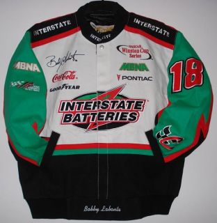 Size XXL NASCAR Bobby Lbonte Interstate Batteries Cotton Jacket New 