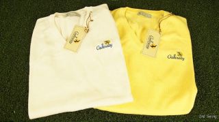 New w Tags Mens Donald Ross V Neck Golf Vest Shirt Medium Various 