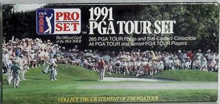 1991 PGA Tour Set 285 Trading Cards John Daly Rookie