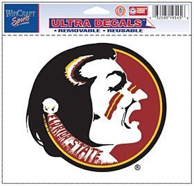   State Seminoles 5x6 Color Ultra Cling Decal Sticker Cling Bobby Bowden