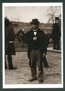 Booker T Washington 1899 Tuskegee Alabama Postcard