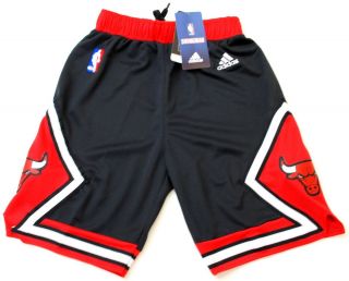   Chicago Bulls Youth 2012 Swingman Alternate Black Shorts New
