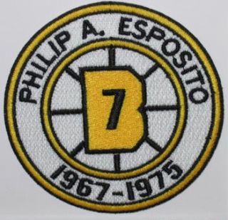 Phil Esposito Retirement Patch NHL Hockey Boston Bruins