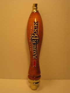 Budweiser Michelob Amber Bock Beer Logo Kegerator Style Wood Tap 