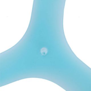 Blue Classic Plastic Boomerang Fluorescent Frisbee Toy