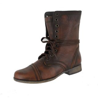 Steve Madden Troopa Brown Womens Casual Boots Size 8 M