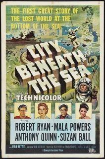 City Beneath The Sea 1953 Original Underwater Fantasy Adventure Robert 