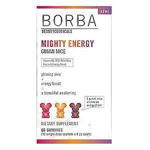 Borba Mighty Energy Gummi Mice 60 Count