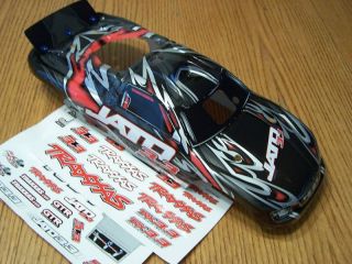   Traxxas 3.3 Jato Black & Red ProGraphix Factory Painted Body w/ Decals