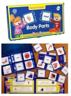 20 Self Correcting Body Parts Puzzle Special Needs Speech Therapy 