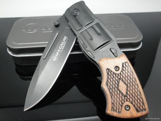 Superior New Boker Magnum Pocket Knife Six Gun Folder Authentic Free 