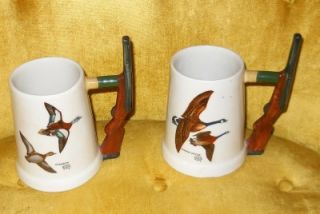   Vintage Mugs by Goss China Signed by Lynn Bogue Hunt RARE Find
