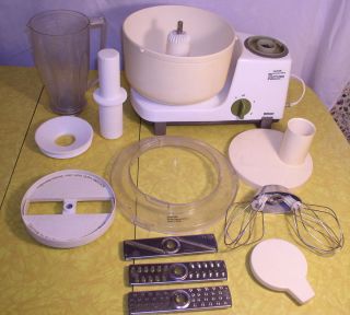 VINTAGE BOSCH UNIVERSAL MIXER MODEL UM3 AND ACCESSORIES MADE IN 